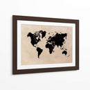Mapa mundial 25 - Justyna Jaszke | Cuadro decorativo de Canvas Lab