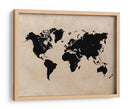Mapa mundial 25 - Justyna Jaszke | Cuadro decorativo de Canvas Lab