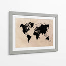 Mapa mundial 25 - Justyna Jaszke | Cuadro decorativo de Canvas Lab