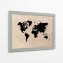 Mapa mundial 25 - Justyna Jaszke | Cuadro decorativo de Canvas Lab