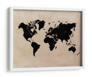Mapa mundial 25 - Justyna Jaszke | Cuadro decorativo de Canvas Lab