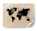 Mapa mundial 25 - Justyna Jaszke | Cuadro decorativo de Canvas Lab