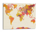 Mapa mundial 26 - Justyna Jaszke | Cuadro decorativo de Canvas Lab