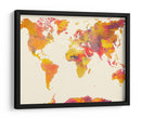 Mapa mundial 26 - Justyna Jaszke | Cuadro decorativo de Canvas Lab