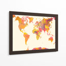 Mapa mundial 26 - Justyna Jaszke | Cuadro decorativo de Canvas Lab