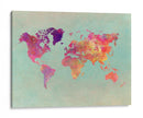 Mapa mundial 27 - Justyna Jaszke | Cuadro decorativo de Canvas Lab