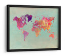 Mapa mundial 27 - Justyna Jaszke | Cuadro decorativo de Canvas Lab