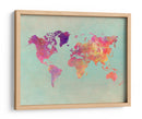 Mapa mundial 27 - Justyna Jaszke | Cuadro decorativo de Canvas Lab