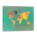 Mapa mundial 28 - Justyna Jaszke | Cuadro decorativo de Canvas Lab