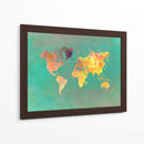 Mapa mundial 28 - Justyna Jaszke | Cuadro decorativo de Canvas Lab