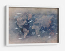 Mapa mundial 29 - Justyna Jaszke | Cuadro decorativo de Canvas Lab