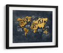 Mapa mundial 30 - Justyna Jaszke | Cuadro decorativo de Canvas Lab