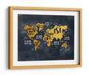 Mapa mundial 30 - Justyna Jaszke | Cuadro decorativo de Canvas Lab