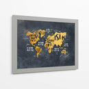 Mapa mundial 30 - Justyna Jaszke | Cuadro decorativo de Canvas Lab