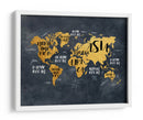 Mapa mundial 30 - Justyna Jaszke | Cuadro decorativo de Canvas Lab