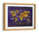Mapa mundial 31 - Justyna Jaszke | Cuadro decorativo de Canvas Lab