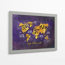 Mapa mundial 31 - Justyna Jaszke | Cuadro decorativo de Canvas Lab