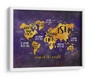 Mapa mundial 31 - Justyna Jaszke | Cuadro decorativo de Canvas Lab