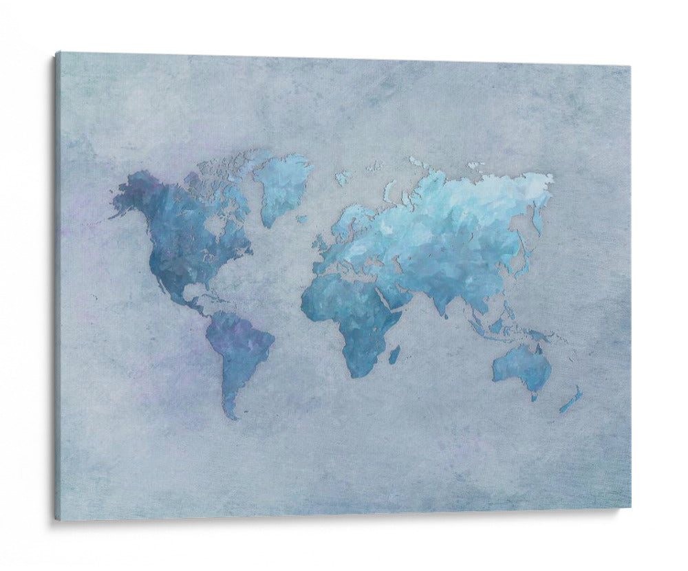 Mapa mundial 32 - Justyna Jaszke | Cuadro decorativo de Canvas Lab