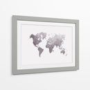 Mapa mundial 33 - Justyna Jaszke | Cuadro decorativo de Canvas Lab