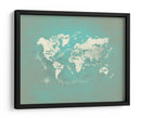 Mapa mundial 35 - Justyna Jaszke | Cuadro decorativo de Canvas Lab