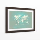 Mapa mundial 35 - Justyna Jaszke | Cuadro decorativo de Canvas Lab