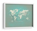 Mapa mundial 35 - Justyna Jaszke | Cuadro decorativo de Canvas Lab