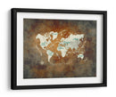 Mapa mundial 36 - Justyna Jaszke | Cuadro decorativo de Canvas Lab