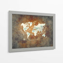 Mapa mundial 36 - Justyna Jaszke | Cuadro decorativo de Canvas Lab