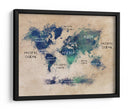 Mapa mundial 37 - Justyna Jaszke | Cuadro decorativo de Canvas Lab