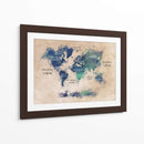 Mapa mundial 37 - Justyna Jaszke | Cuadro decorativo de Canvas Lab