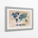 Mapa mundial 37 - Justyna Jaszke | Cuadro decorativo de Canvas Lab
