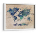 Mapa mundial 37 - Justyna Jaszke | Cuadro decorativo de Canvas Lab