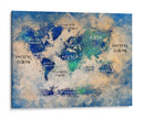 Mapa mundial 38 - Justyna Jaszke | Cuadro decorativo de Canvas Lab