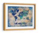 Mapa mundial 38 - Justyna Jaszke | Cuadro decorativo de Canvas Lab