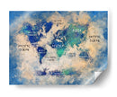 Mapa mundial 38 - Justyna Jaszke | Cuadro decorativo de Canvas Lab