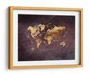 Mapa mundial 39 - Justyna Jaszke | Cuadro decorativo de Canvas Lab