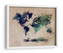 Mapa mundial 40 - Justyna Jaszke | Cuadro decorativo de Canvas Lab