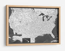 Mapa muy detallado de los Estados Unidos Olson - Rosana Laiz Blursbyai | Cuadro decorativo de Canvas Lab
