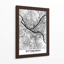 Pittsburgh, Blanco - StudioSix | Cuadro decorativo de Canvas Lab