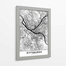 Pittsburgh, Blanco - StudioSix | Cuadro decorativo de Canvas Lab