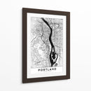Portland, Blanco - StudioSix | Cuadro decorativo de Canvas Lab
