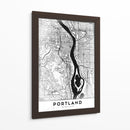 Portland, Blanco - StudioSix | Cuadro decorativo de Canvas Lab