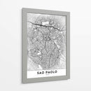 Sao Paolo, Blanco - StudioSix | Cuadro decorativo de Canvas Lab