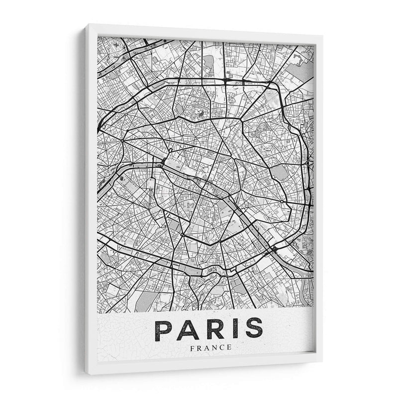 París blanco - StudioSix | Cuadro decorativo de Canvas Lab