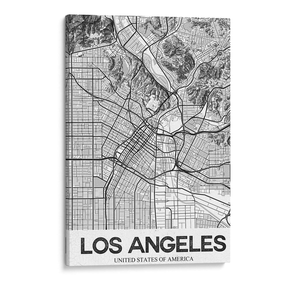 Los Ángeles Blanco - StudioSix | Cuadro decorativo de Canvas Lab