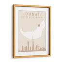 Dubai - Mapas del corazón de la ciudad 27 - Emiliano Deificus | Cuadro decorativo de Canvas Lab