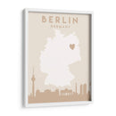 Berlin - Mapas del corazón de la ciudad 13 - Emiliano Deificus | Cuadro decorativo de Canvas Lab