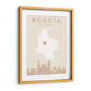 Bogota - Mapas del corazón de la ciudad 15 - Emiliano Deificus | Cuadro decorativo de Canvas Lab