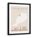 Casablanca - Mapas del corazón de la ciudad 19 - Emiliano Deificus | Cuadro decorativo de Canvas Lab